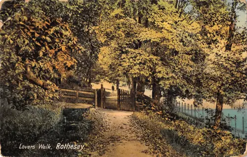 uk17535 loves walk rothesay scotland uk