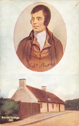 uk27765 burns cottage scotland real photo uk