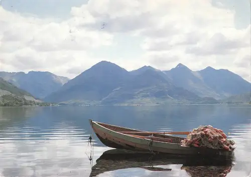 uk34048 five sisters of Kintail scotland real photo uk