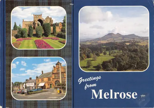 uk4476 greetings from melrose scotland uk