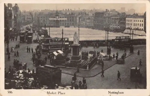 BR75018 Marktplatz Nottingham UK