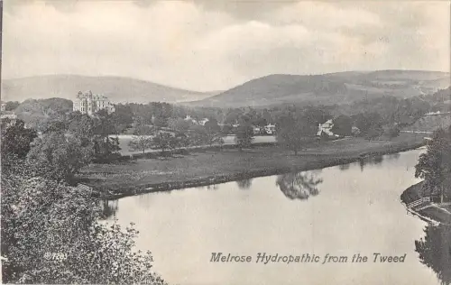 uk21994 melrose hydropathic from the tweed scotland real photo uk