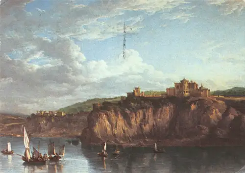 uk34279 culzean from the sea scotland uk