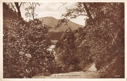 uk23870 im pass von killiecrankie scotland real photo uk