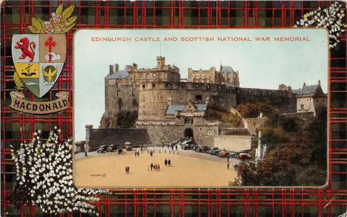 BR60203 edinburgh castle and scottish national war memorial scotland