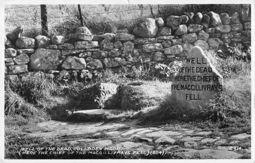uk27060 well of the death culloden moor scotland real photo uk