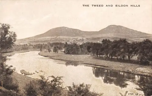 BR099871 the tweed and eildon hills valentine 67181 scotland