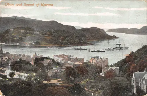 uk12873 oban and sound of kerrara scotland uk