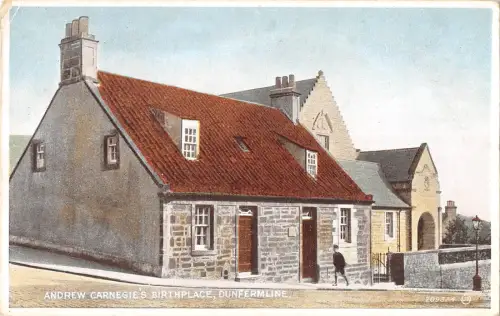 uk15608 andrew carnegines geburtsort dunfermline scotland uk