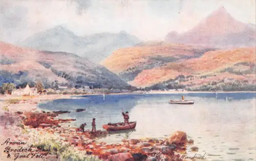 uk12831 arran brodick bay scotland uk