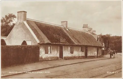 uk17321 burns cottage alloway ayr scotland real photo uk