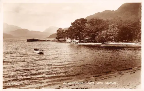 BR79533 Rowardennan Pier Loch Lomond Echtfoto Schottland