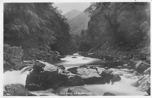 uk15862 pass of glen lyon scotland real photo uk