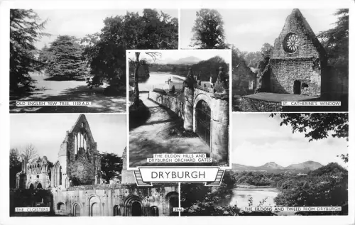 uk12438 dryburgh scotland real photo uk