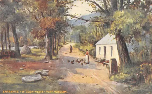 BR93659 Eingang zum Glen Nevis Fort William Schottland Postkarte