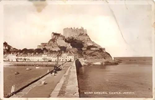BF35410 Mont Orgueil Castle Jersey UK Front/Back Scan