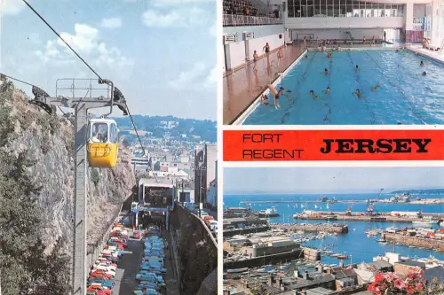 uk4761 fort regent jersey uk cable train swim