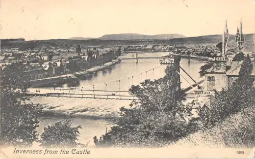 BR78839 Inverness aus der Burg Schottland