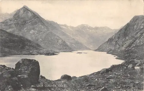 uk13103 loch coruisk skye scotland real photo uk