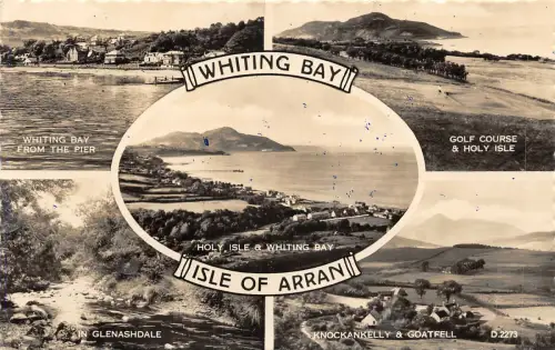 uk48240 whiting bay isle of arran scotland real photo uk
