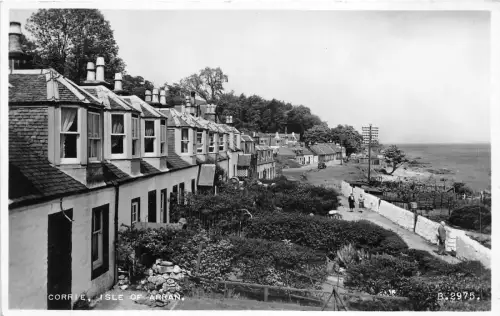 br108056 corrie isle of arran scotland uk real photo