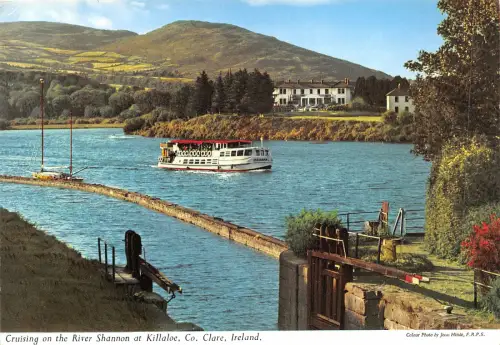 uk51891 cruising on the river shannon at killaloe clare ireland