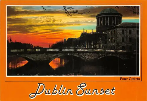 uk49379 dublin sunset ireland