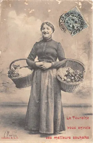 B5503 Famme Vendeur de legumes TCV FRANCE