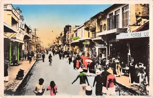 BR50443 Hanoi un quartier annamit Vietnam