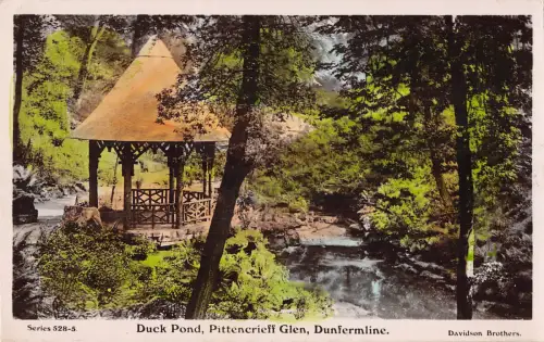 uk12173 duck pond pittencrieff glen dunfermline scotland uk