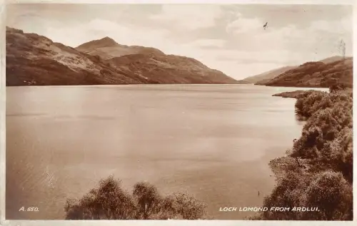 BR102139 loch lomond aus ardlui Echtfoto Valentinstag 550 Schottland