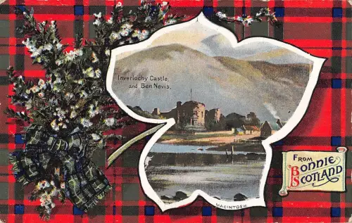 BR96701 inverlochy casse and ben nevis scotland macintosh scotland