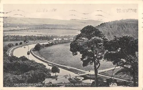 uk28471 caledonian canal from tomnahurich inverness scotland scotland uk