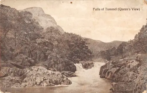 uk15481 falls of tummel queens view scotland real photo uk