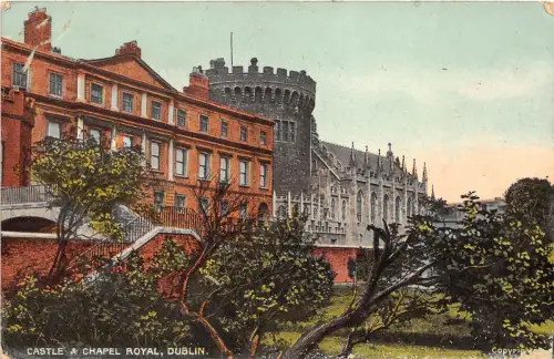 BF35538 Kapelle Royal Castle Dublin Irland Front/Back Scan