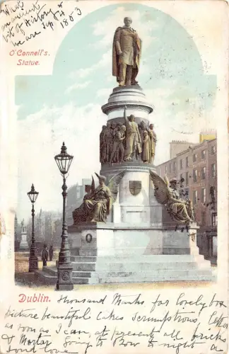 BR61789 o connell s statue dublin ireland