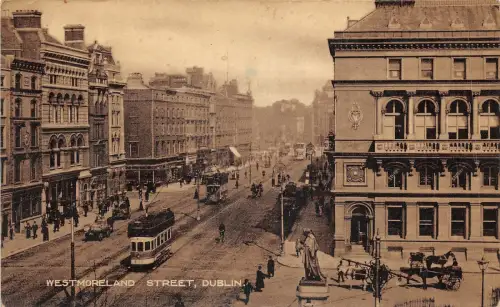 br109920 westmoreland street dublin ireland tram tramway