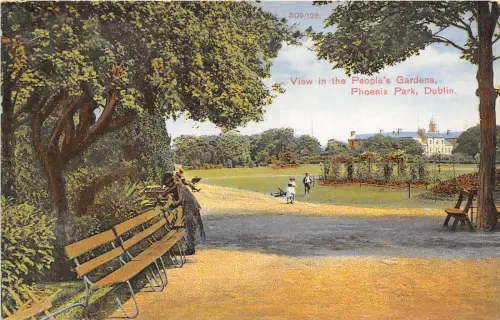 uk50730 view in the people gardens phoenix park dublin ireland
