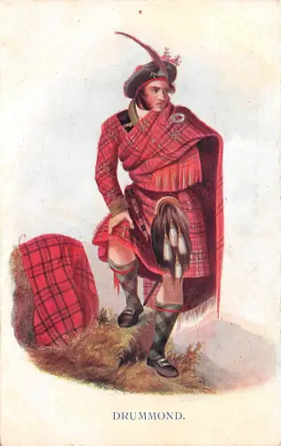 BR63323 Drummond Kostüme Typen Folklore Postkarte Irland