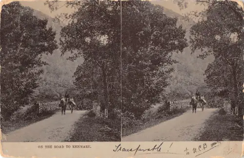 uk32210 on the road to kenmare ireland real photo