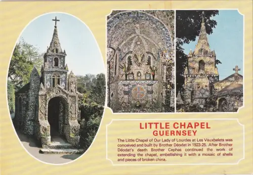 BF13880 little chapel guernsey united kingdom front/back image