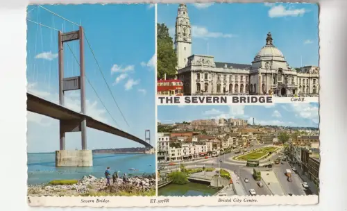 BF26250 the severn bridge bristol city centre united kingdom front/back image