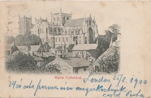 B79419 ripon cathedral united kingdom front/back image