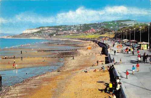 BR51894 Promenade and Sands Colwyn Bay Vereinigtes Königreich