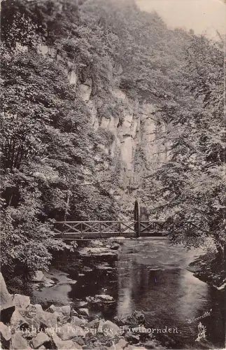 uk12197 fort birdge edinburgh hawlhornden scotland real photo uk