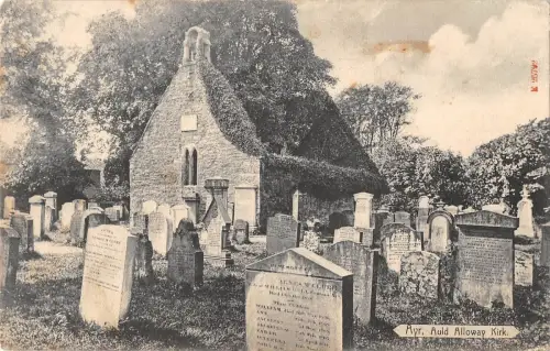 BR99646 ayr auld alloway kirk scotland