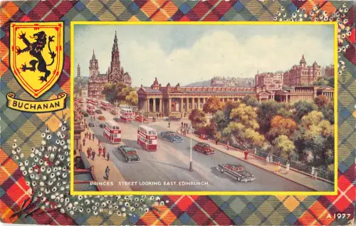 uk30596 princes street looking east edinburgh scotland uk
