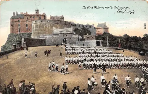 BR60690 die schwarze Uhr auf der Schlosspromenade Schottland