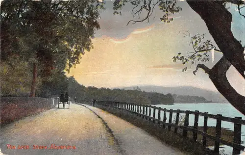 uk12875 loch shore alexandria scotland uk