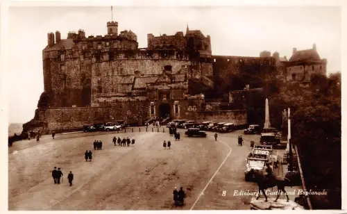 BR59221 Castle and Esplanade Edinburgh Car Voiture Schottland